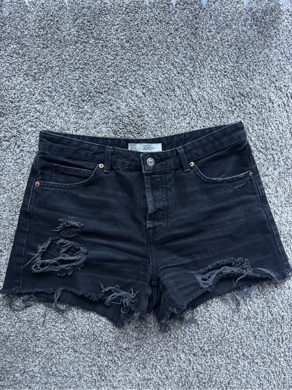 TopShop Ashley Moto Jeans Size 8